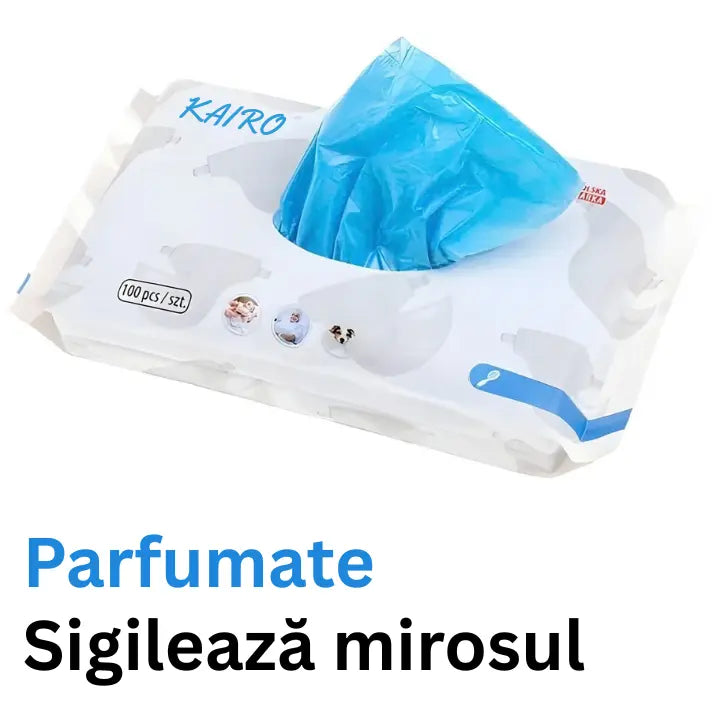 Pungi scutece (100 buc)