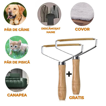 Perie Curățare Păr și Scame - 1+1 Gratis 🎉