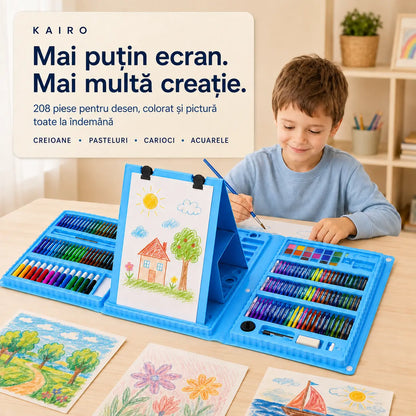Set Desen Și Pictură  208 Piese Kairo