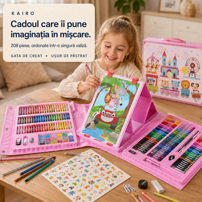 Set Desen Și Pictură  208 Piese Kairo