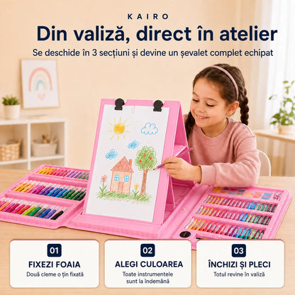 Set Desen Și Pictură  208 Piese Kairo