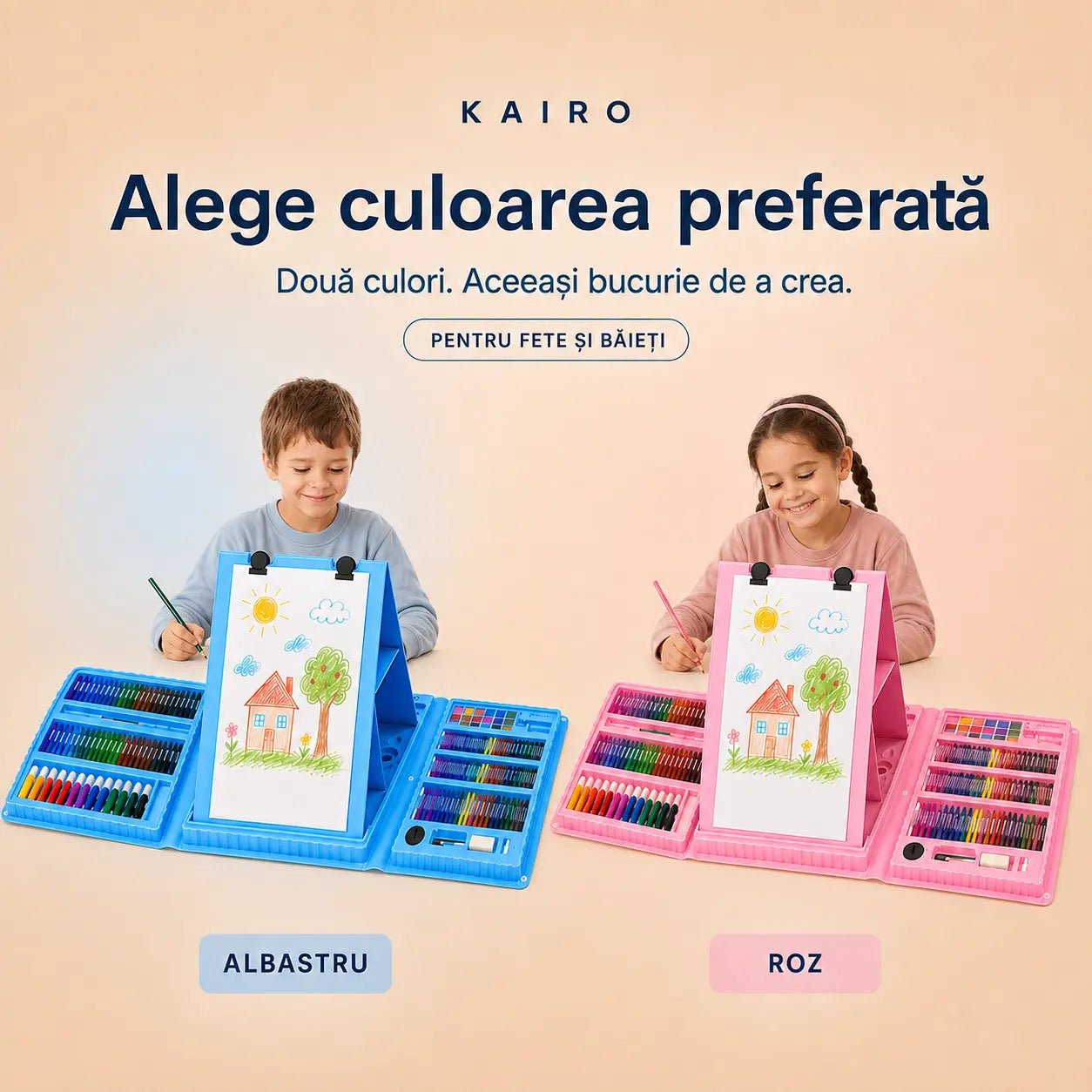 Set Desen Și Pictură  208 Piese Kairo