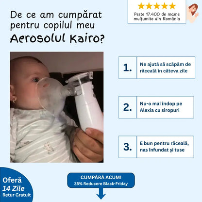 Aerosol Adulți & Copii - Reducere 30% 🎉